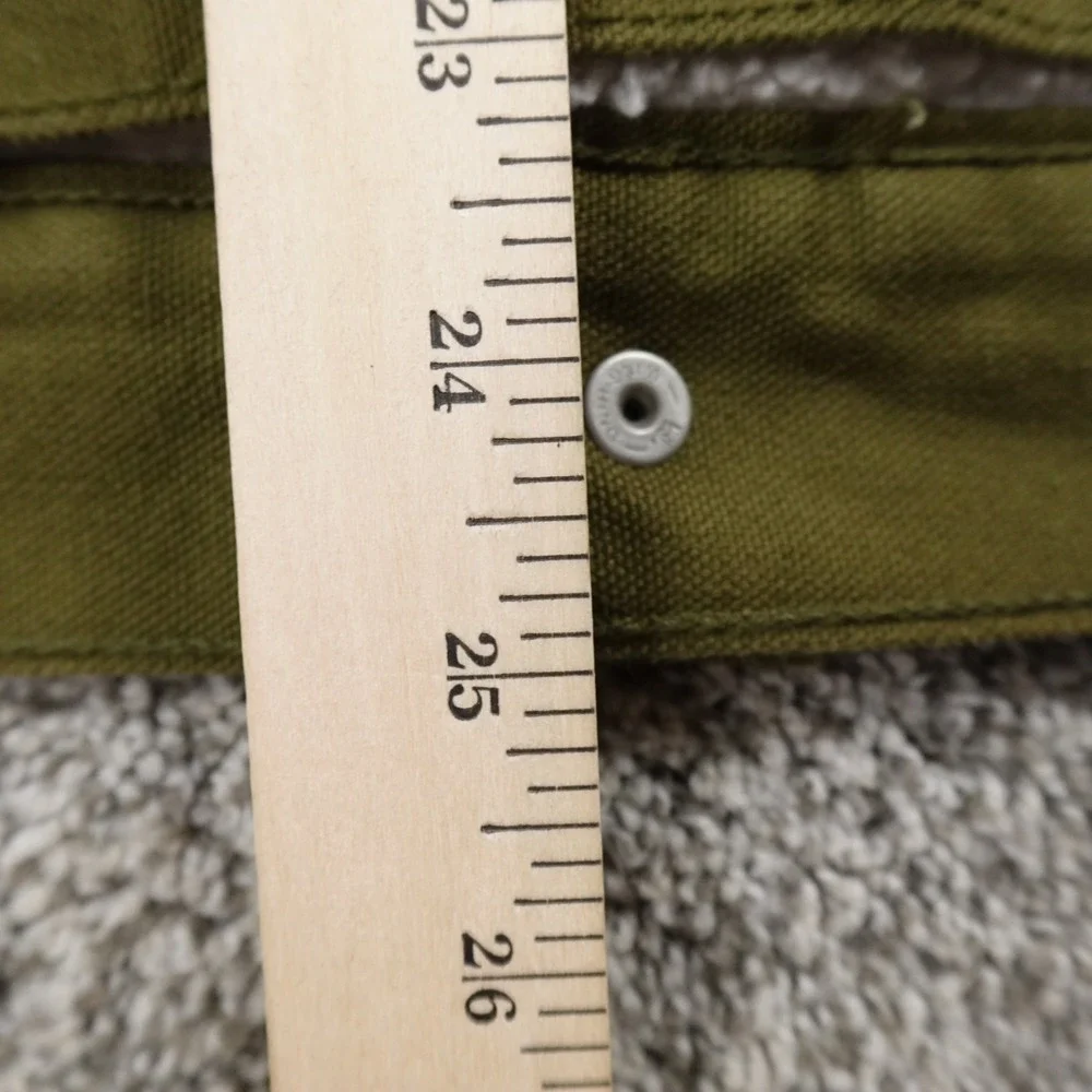 NEW Levis Jacket Mens S Green Canvas Sherpa Lined Trucker Snap Outdoor Work Coat